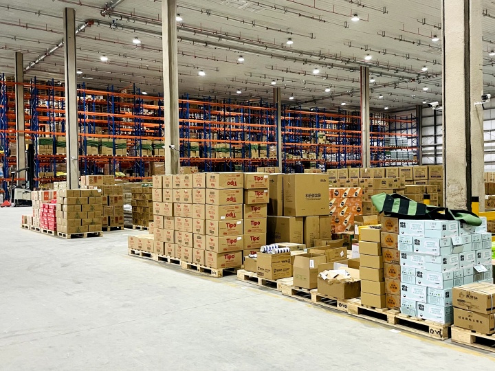 天津云倉打包米面油產品的方案